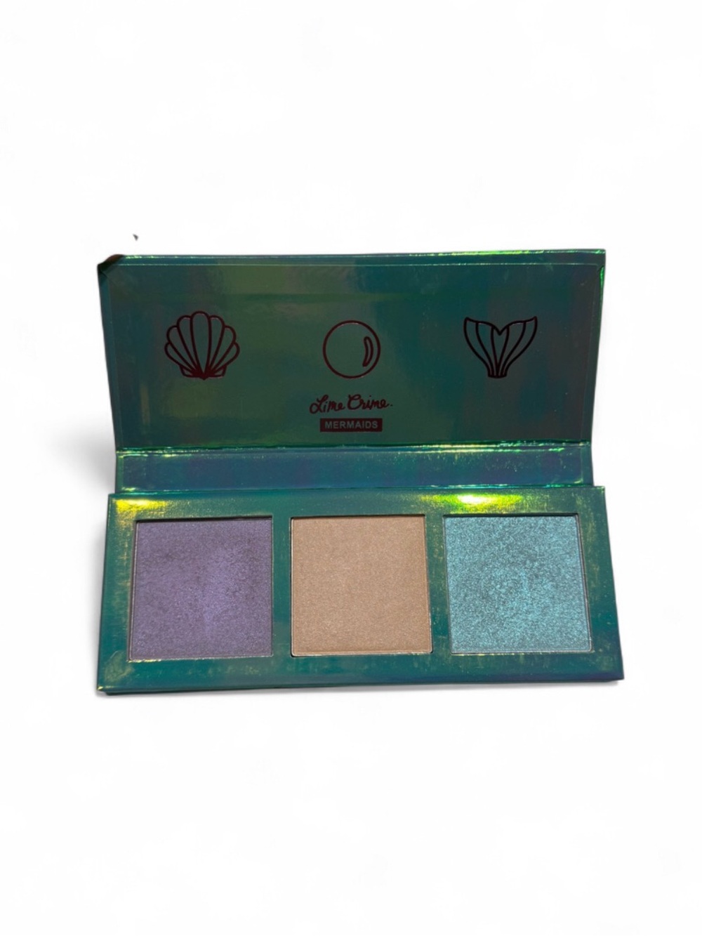Lime Crime Mermaids Trio Highlight Palette — Purple, Champagne, Aqua